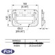 Surface Mount Sprung Flip Handle